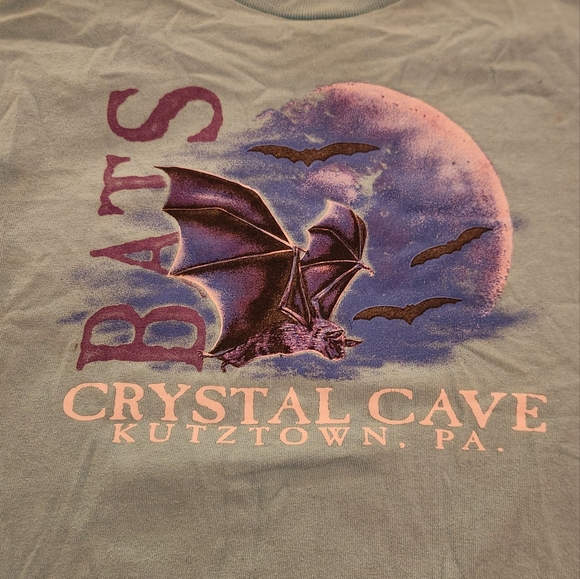 Light Blue Crystal Cave T-Shirt - Picture 4 of 5